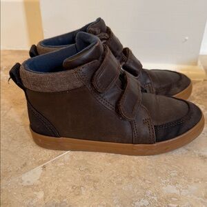 Cat & Jack Brown Kids Sneakers with Velcro